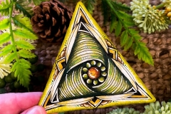 Magnified Fragment C16 by Chrissie Murphy Designs