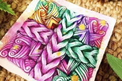 Magnified Fragment A1 by Chrissie Murphy Designs