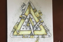 Magnified Fragment D12 by Starmaro Arts